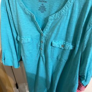 Barrow Teal Button-Up Shirt